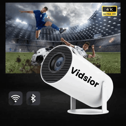 Vidsior® Projektor wideo 4K (kompatybilny z iPhone'em i Androidem)